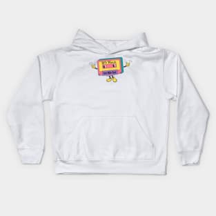 Music cassette man - Stev Mill Kids Hoodie